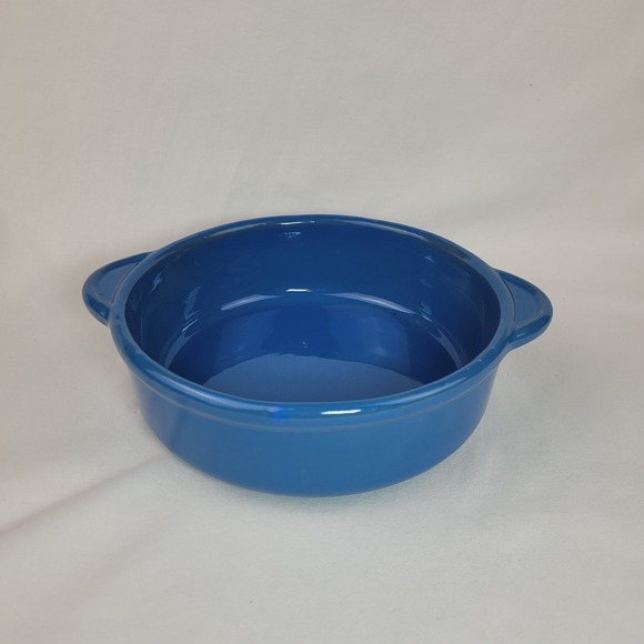 M. Jessica Other - M. Jessica Italy Cobalt Blue Ceramic Round Baker Casserole Dish with Handles